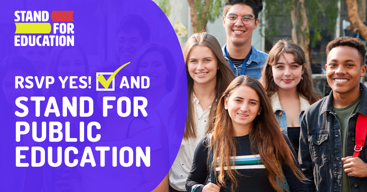 Thousands are joining us in Edmonton on October 22nd—including FANTASTIC performers such as <a href="/CadenceWeapon/">Cadence Weapon</a>. 

Will you be there too? RSVP ‘Yes’ and spread the word: standforeducation.ca

#StandForEducation #StandForPublicEducation #ABed #Rally4Ed