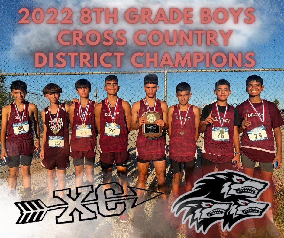 DilleyISD's tweet photo. Our Highschool and Middle School athletes competed at the District 28-3A Championships on October 12, 2022. We are very proud of how our athletes did! https://t.co/UvJwUYeKcv