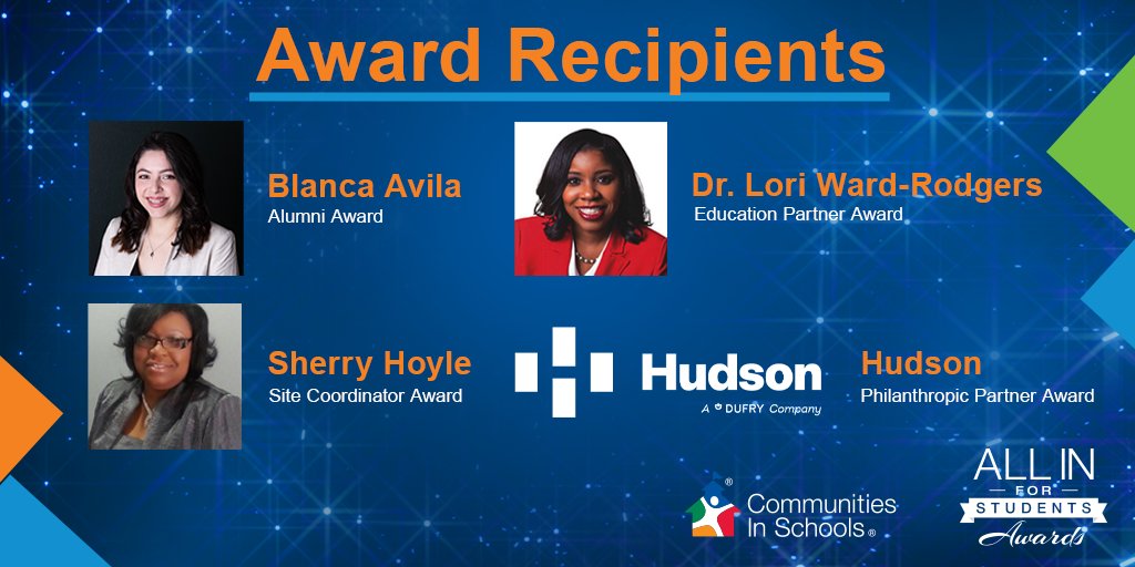 Congratulations to our All In for Students Award recipients! These awards recognize alumni, affiliate staff, and education &amp; philanthropic partners who have shown leadership and commitment to supporting students to remain in school, graduate, and achieve in life. #AllinforKids