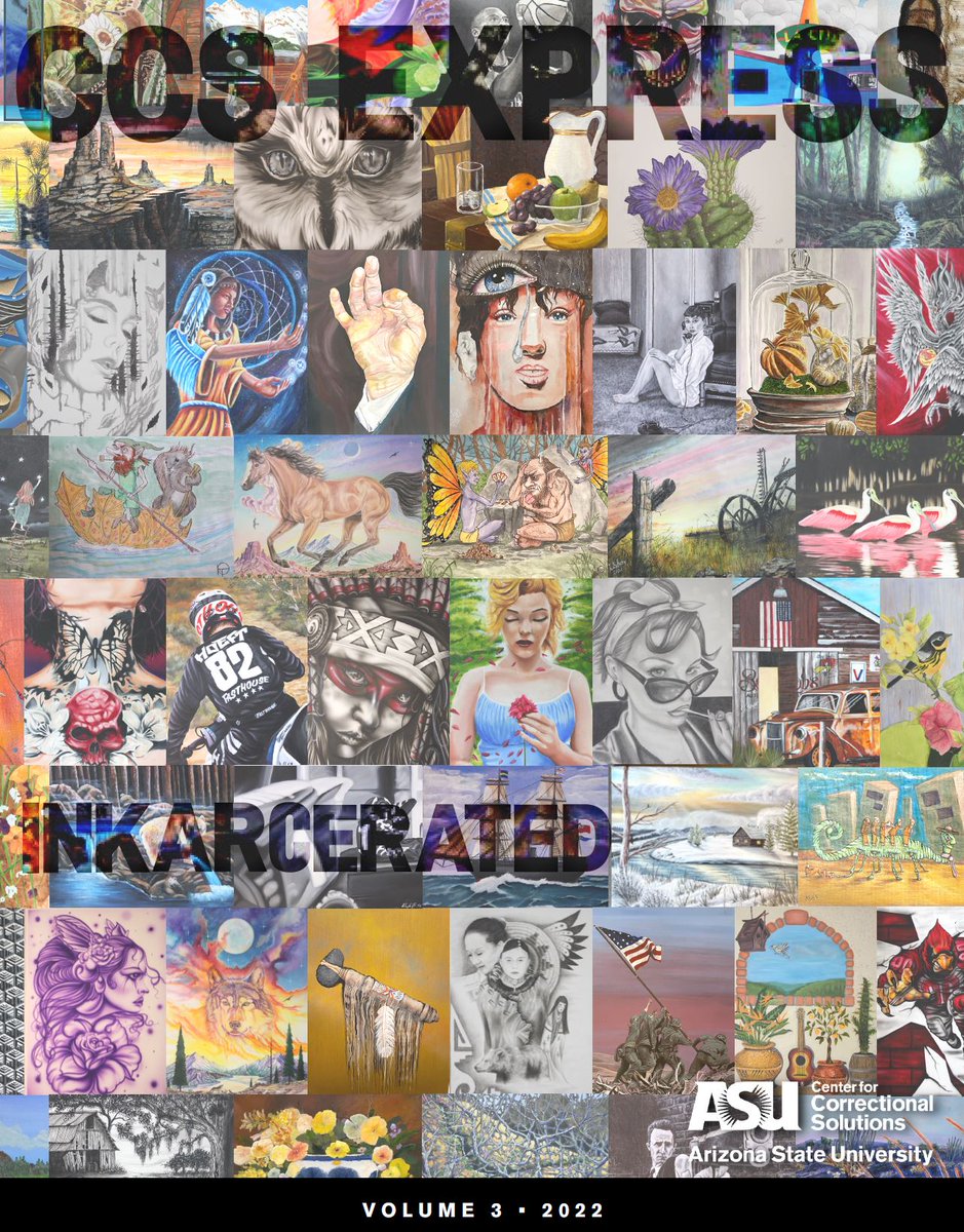 New Express is out! 

Our prison art show through the reflections of an artist, how changing the questions in prison research can change perspectives, and what still inspires a correctional officer after twenty years of service. 

Please read and share.

ccj.asu.edu/sites/default/…