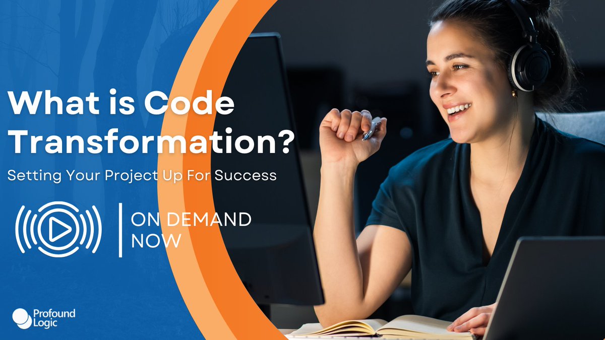 ProfoundLogic's tweet image. #Transformation doesn&apos;t have to be scary! 😱 Catch part one and part two of our #CodeTransformation webinar on-demand today to see how to unmask the mystery around transformation: hubs.la/Q01lYBZ-0.