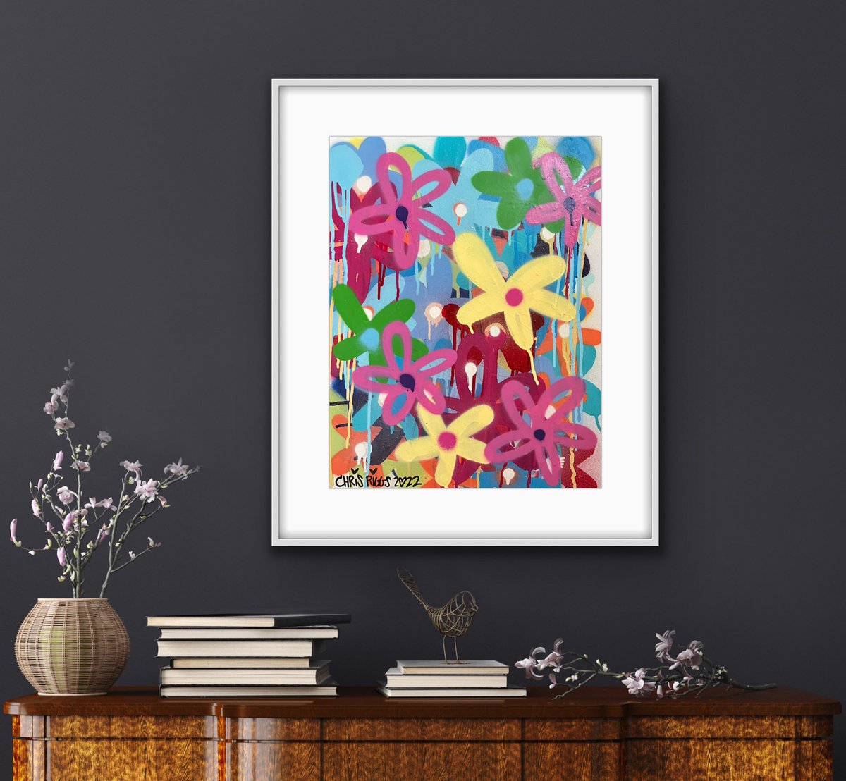 RiggsArt's tweet photo. https://t.co/OAXBhTaOnP Flower painting available now https://t.co/v3UG3WnpDR