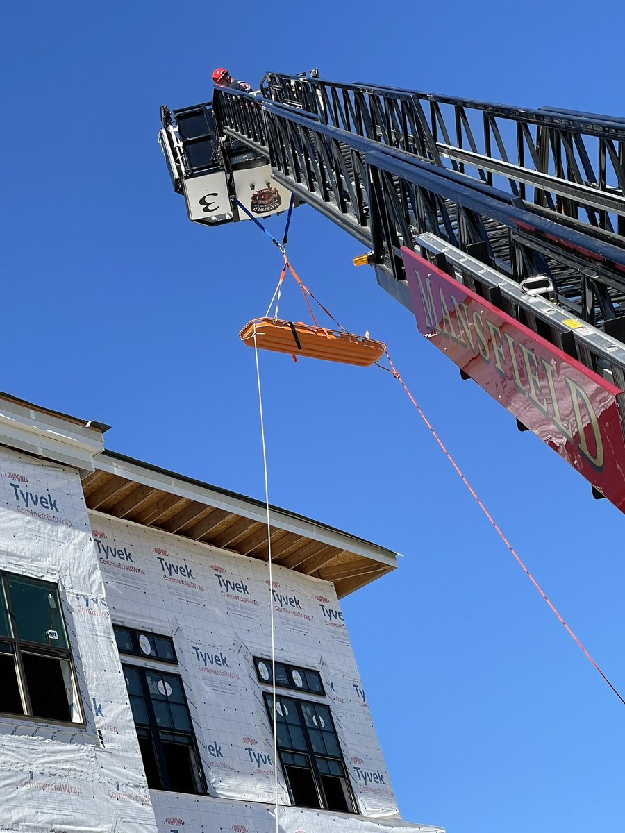 Always ready…your Mansfield Fire Department spent some time last week practicing rope rescues. We train hard for different emergencies to better serve our citizens and visitors.