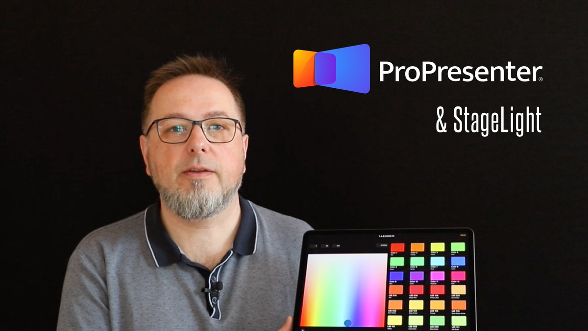 In this tutorial, I want to show how to use the ProPresenter together with StageLight to control your lights in sync with the presentation or show. youtu.be/W7cCU2Y5kkc

#midi #StageLightingOnMobile #stagelighting #stagelightapp #churchlighting #propresenter #worship