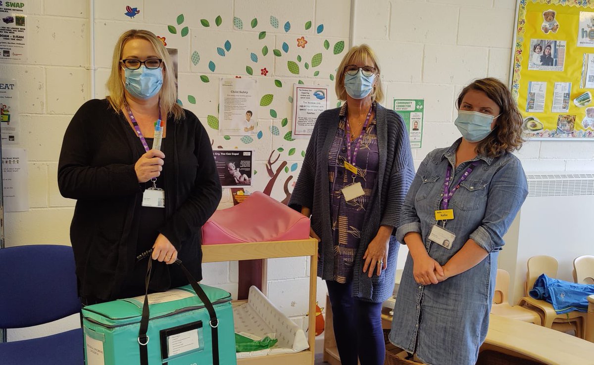 SarahwResearch's tweet photo. So many good things today but our first two babies on the #Prevenar childhood immunisation study recruited on the Isle of Wight made my heart burst … thank you @beckybumms and the IOW HV team #BePartOfResearch @solentacademy https://t.co/t2v7EAVRRx