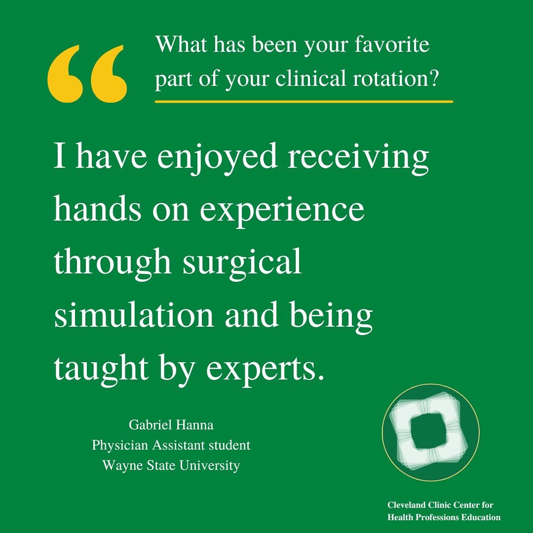 CleClinicCHPE's tweet photo. #MeetTheStudent
Gabriel Hanna
Physician Assistant student
Wayne State University
#clevelandclinic #physicianassistant #physicianassistantstudent #PAWeek2022 https://t.co/MRDwmEkk0C