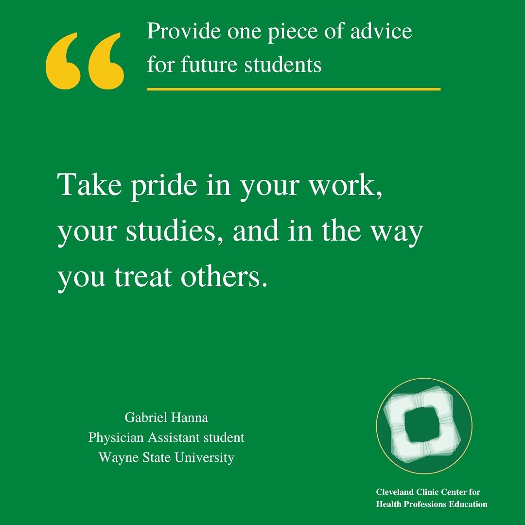CleClinicCHPE's tweet photo. #MeetTheStudent
Gabriel Hanna
Physician Assistant student
Wayne State University
#clevelandclinic #physicianassistant #physicianassistantstudent #PAWeek2022 https://t.co/MRDwmEkk0C