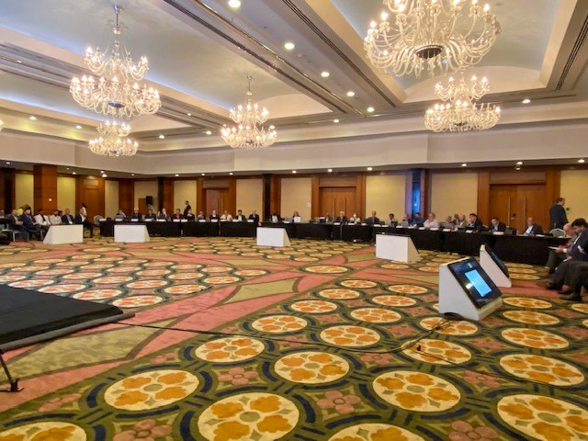 ashraenews's tweet photo. Welcome to Day 2 of the Region at Large CRC! The day kicked off with training and business sessions and an Awards Lunch, followed by the Board of Directors meeting and Region at Large even celebrated ASHRAE Executive Vice President Jeff Littleton’s birthday 🎂

#MyASHRAE https://t.co/s151wvSUck
