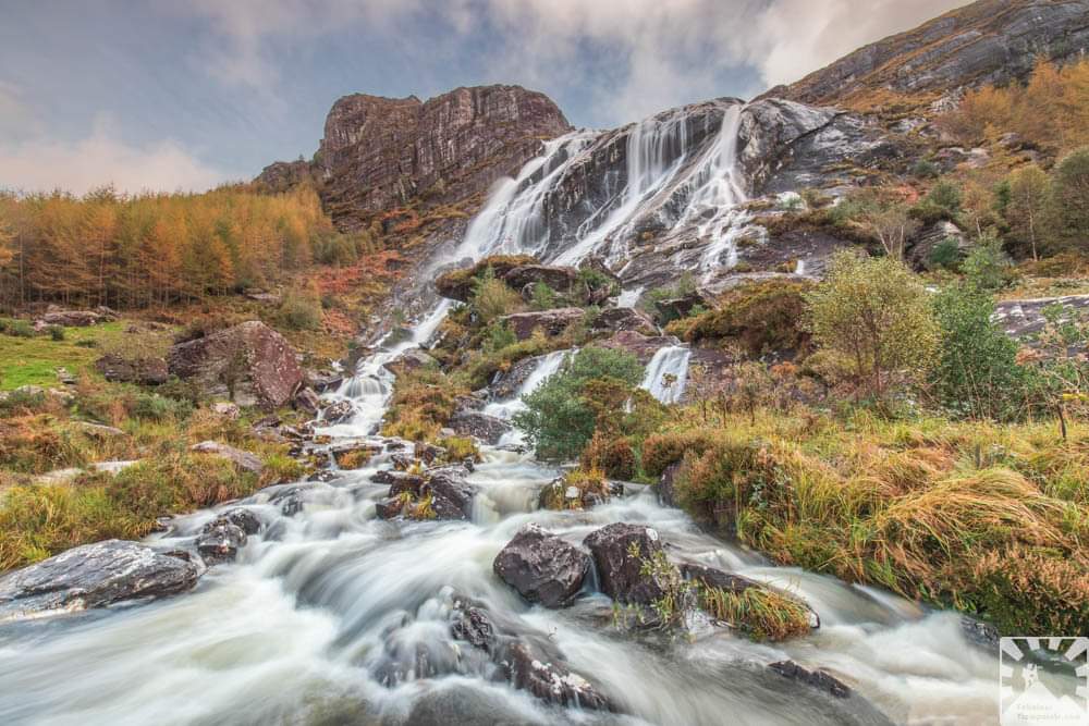 Gleninchaquin. When the falls is in full flow, there's nothing quite like it.  Visit my online gallery - link in bio #wildatlanticway #ireland #beara #waterfalls #AutumnVibes @wildatlanticway @GoToIreland @ExperienceKerry @IRExperience @inside_ireland @echtierland @ThePhotoHour