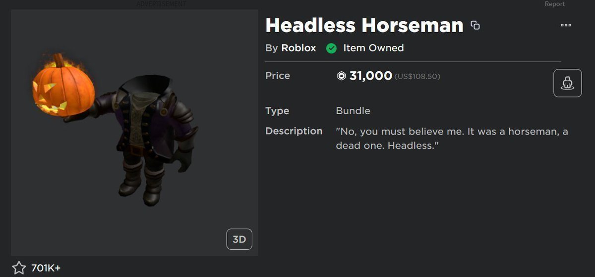 QuandaIeRBLX's tweet photo. Free Headless Giveaway! 🎃
👻Day 2🍬
Rules:
- Like &amp; RT
- Follow me
- &amp; Comment your gamepasses

#roblox #robloxart #robloxdev #robloxgw #RobloxUGC 
#Giveaway #robuxgiveaway #adoptmegiveaway #rhgiveaway #headlesshead #HeadlessHorseman #DailyHeadless #DailyHeadlessGW https://t.co/1vVPWEpJMj