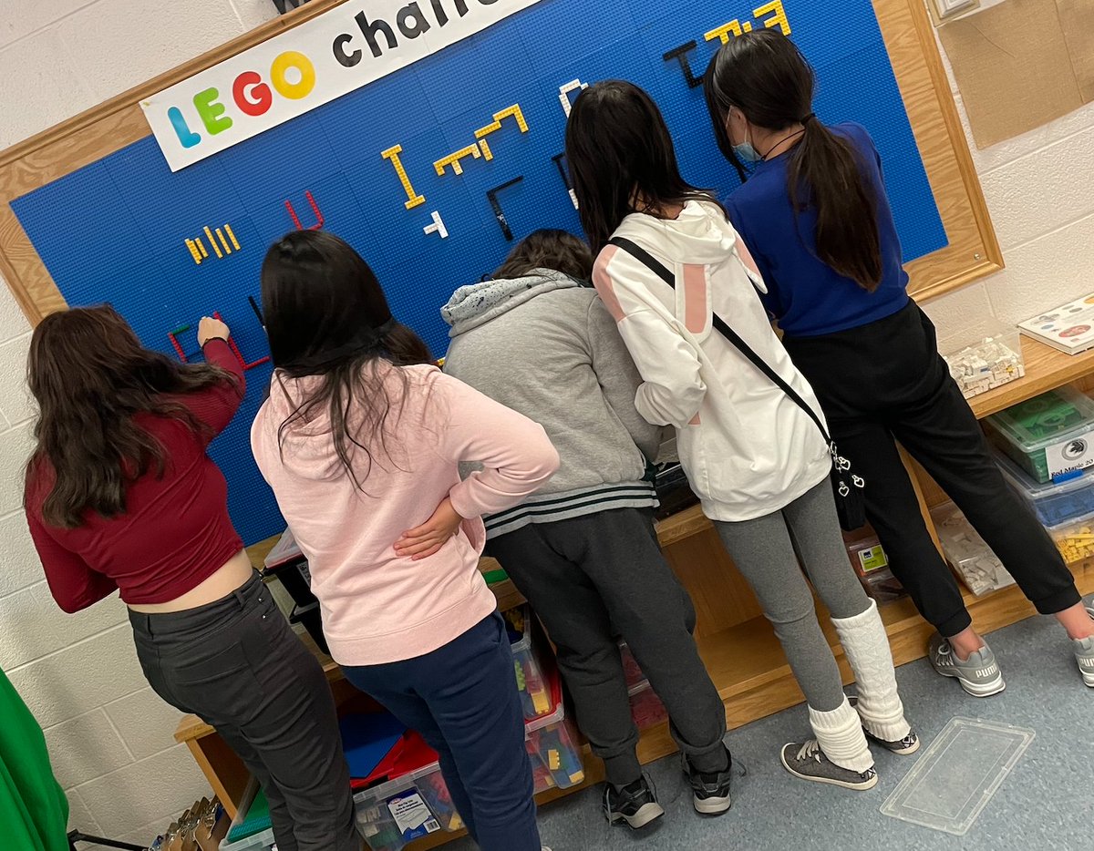 Even our most senior students can't resist a LEGO CHALLENGE <a href="/BrownridgePSLC/">Brownridge PS Learning Commons</a>. We change up our LEGO Challenges monthly providing everyone with a chance to build and create! Come stop by!  <a href="/brownridgeps/">Brownridgeps</a>