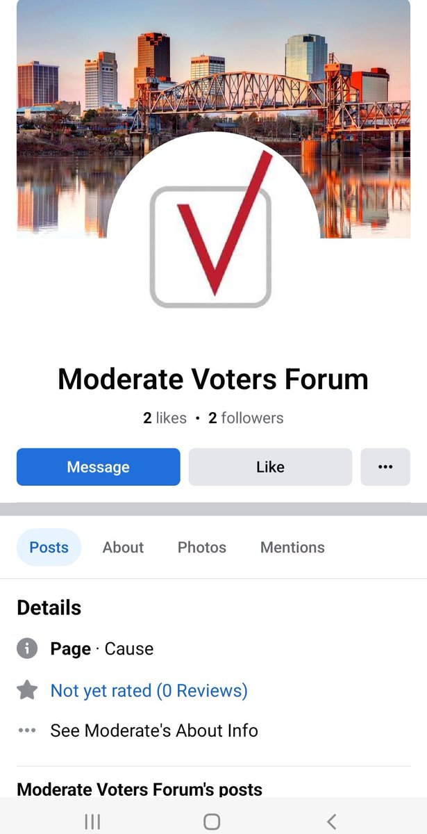 This group is buying ads on Facebook pretending to be moderate voters. It's clearly a pro-Landers page. Who's paying for it?