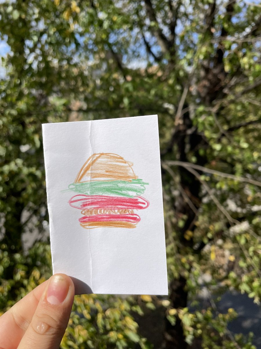 The birthday card I got today from a student! I find it so funny how l’m always related to hamburgers and fries. 

#gecdsb #centralpublicschool