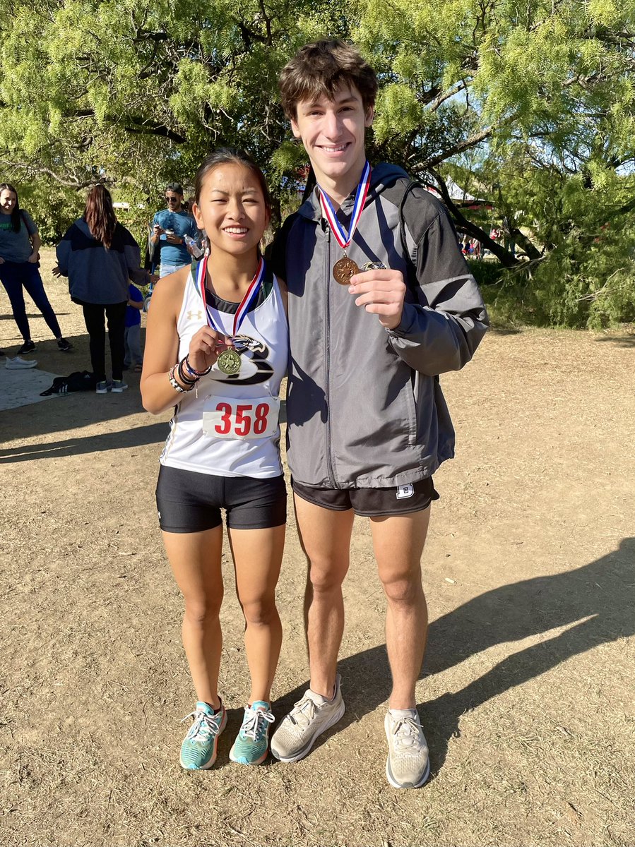 Congrats Quinn &amp; Paul Reg Qualifiers from today’s Dist. 7-5A Meet…Paul placed 8th in the VB Race (16:26) &amp; Quinn ran a 18:53 and is your 2022 Dist. 7-5A CHAMPION!!! They will run in Lubbock on 10/25 for a chance to advance to State!!! #bhshawknation <a href="/Birdville_High/">Birdville High</a> <a href="/BirdvilleISD/">Birdville ISD</a>