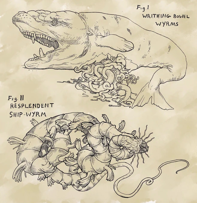 Strange sea monsters 