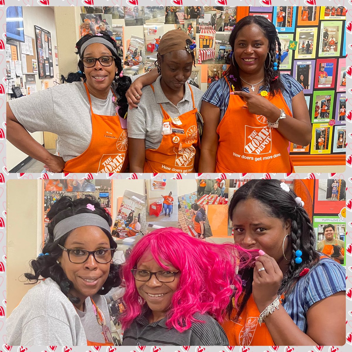 CRAZY HAIR DAY 😍..#HappyCAM @Aaron_C_Gomez <a href="/dontamcam/">Tammy Campbell</a> <a href="/NathanLeGrand10/">Nathan LeGrand</a> <a href="/MejutoAllen/">Allen Mejuto</a>