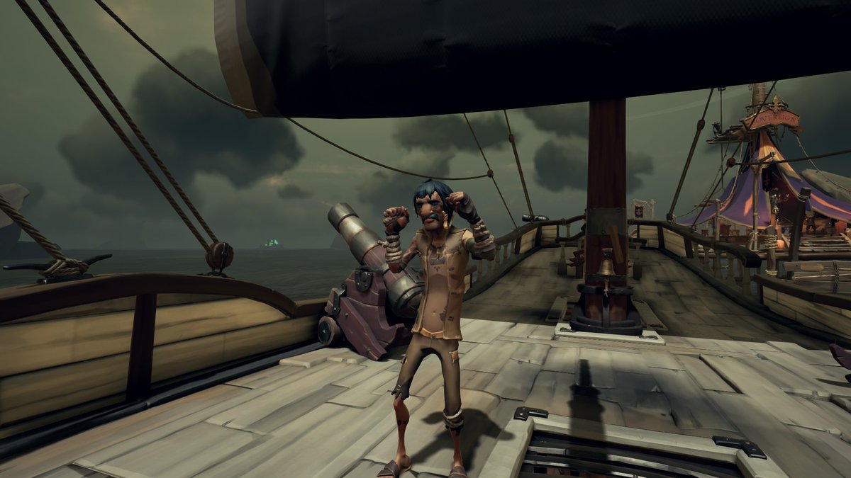 PacketBucket's tweet photo. Thank you @SeaOfThieves #SeaOfThieves The new Herald of the Flame Adventures! The  Story is gripping.. and the Stitcher Jim vest is awesome! 😌😉✌️ https://t.co/nZh1ASJvhV