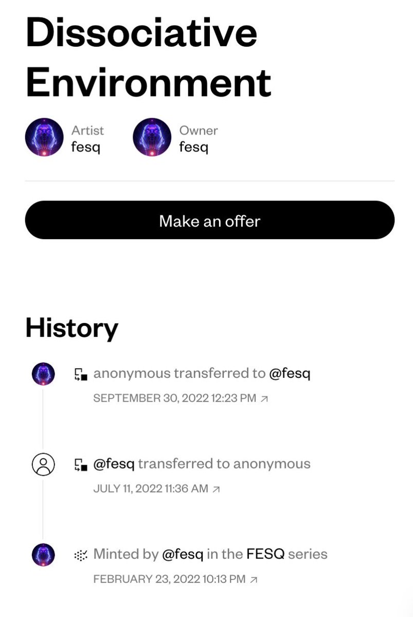 iamfesq's tweet photo. Dissociative Environment ✨🤖

Open for offers on @SuperRare 

This piece was minted on February for @0x_society MetaVRse exhibit on my @manifoldxyz contract! 

✨Now indexed on SR ✨

Ps - it’s the genesis of the contract! Token 01 😰

Link below 🔴🔵🟣 https://t.co/h6f9EaJhGx