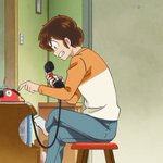 アニメ「うる星やつら」の黒電話!コードがストレートなのが気になる？!