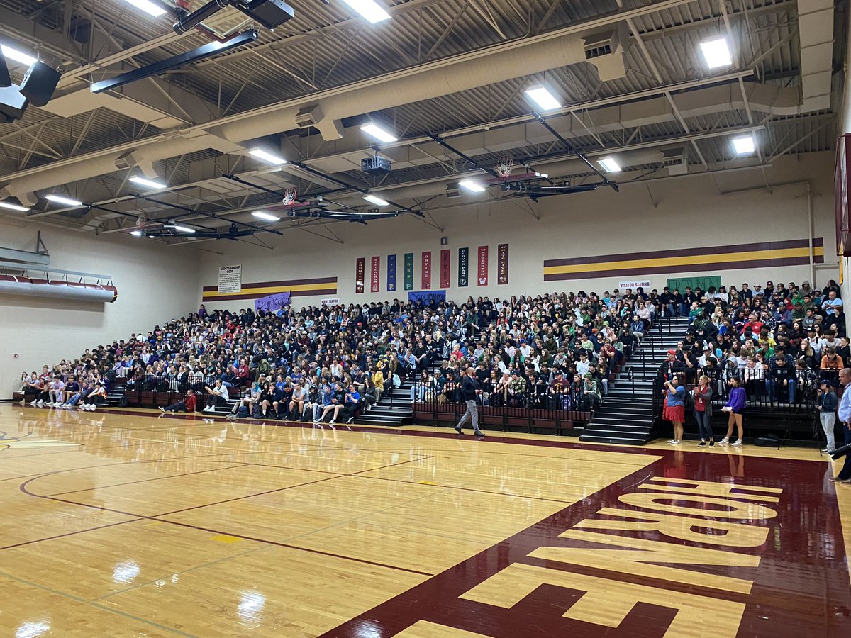 First assembly of the year!! Go hornets!!
