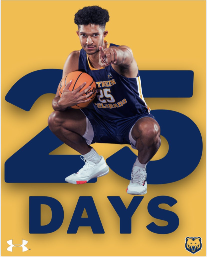25 Days until GAME DAY 🔥🐻

#getupgreeley🐻🏀