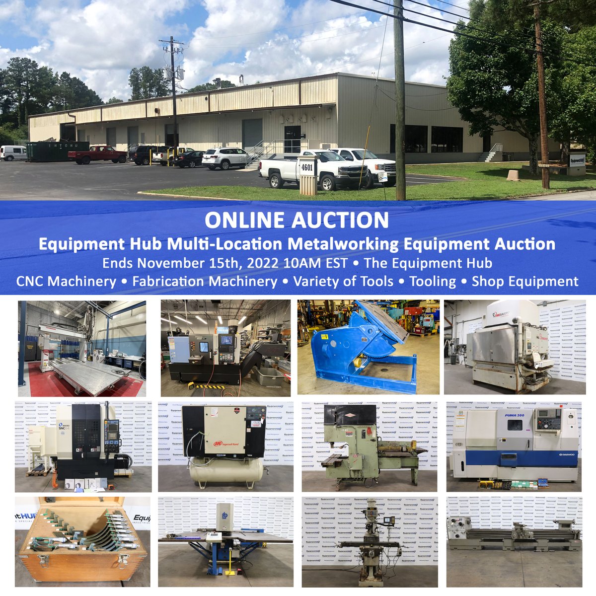 VIVS_finance's tweet photo. We are looking to free up more space in our warehouse and other client’s facilities.  We are auctioning off a wide variety of CNC equipment, fabrication equipment, welding equipment, manual machine tools, and measurement tools. 

https://t.co/9OAzjPOG6z https://t.co/2CVHsyEMmX