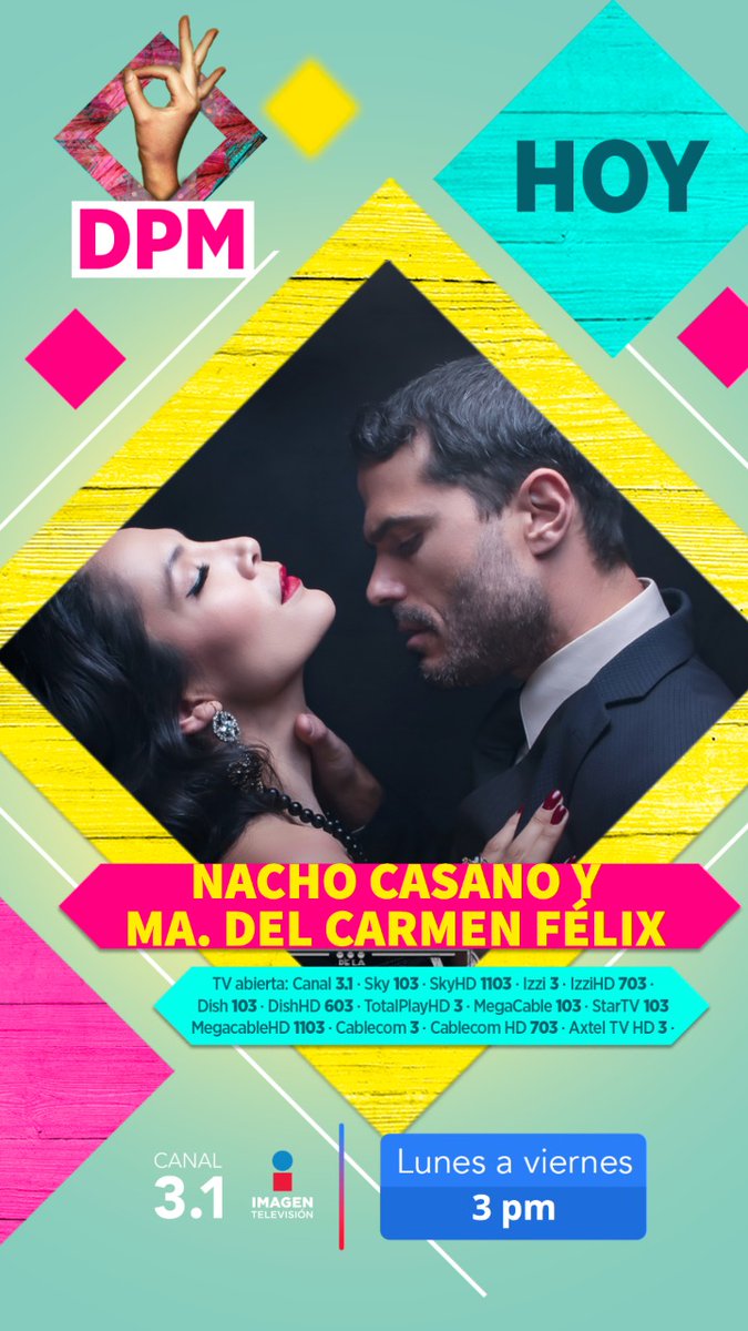 ¡#NachoCasano y #MaríaDelCarmenFélix con nosotros! 

Sintoniza el 3.1 de tu TV #DePrimeraMano👌: imagentv.com/en-vivo