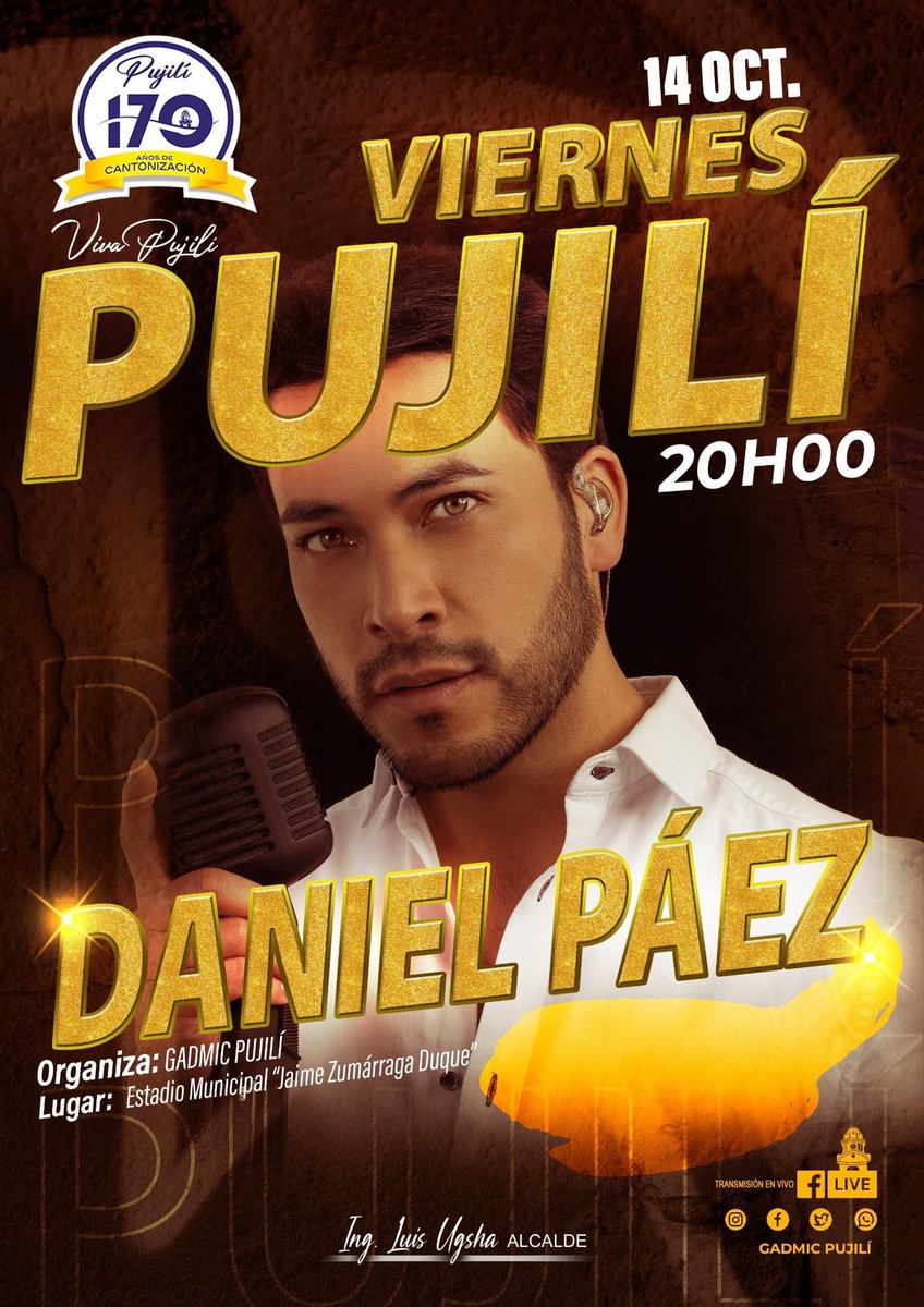 DANIELPAEZMusic's tweet photo. Mañana en Pujilí 🔥 https://t.co/bVhEVEEVo6