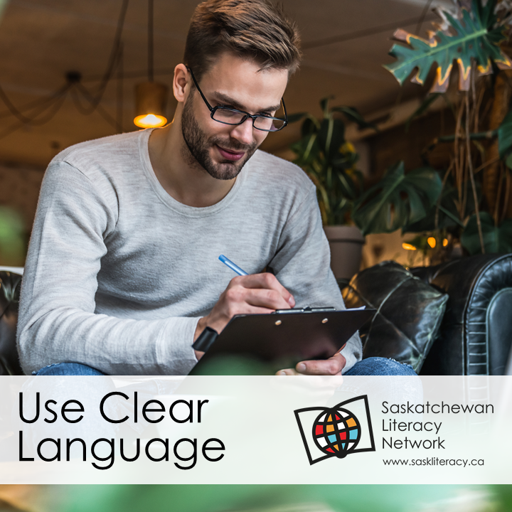 SaskLiteracy's tweet photo. It's #PlainLanguageDay! La Journée internationale du langage #ClairEtSimple est célébrée chaque 13 octobre. Learn about #ClearLanguage and how it supports #literacy and #accessibility at our workshop today from 4 to 6pm. Sign up https://t.co/tmOZ1Bux5o
#IPlainDay #SaskLiteracy https://t.co/m1DpRZEbXi
