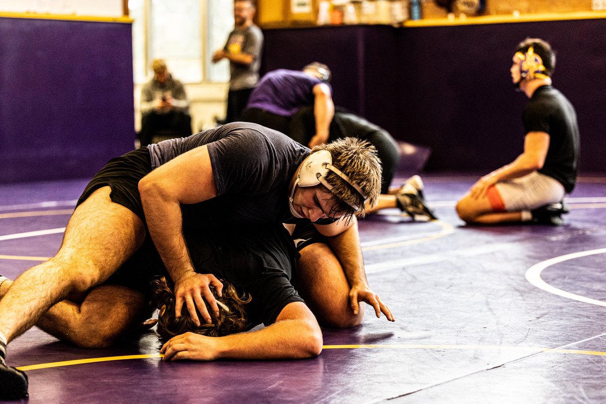 NCAAWrestling's tweet photo. Only the strong wrestle...everyone else plays basketball. 💪

#NCAAWrestling x 📸 @UNI_wrestling 
https://t.co/vCf7NultrZ