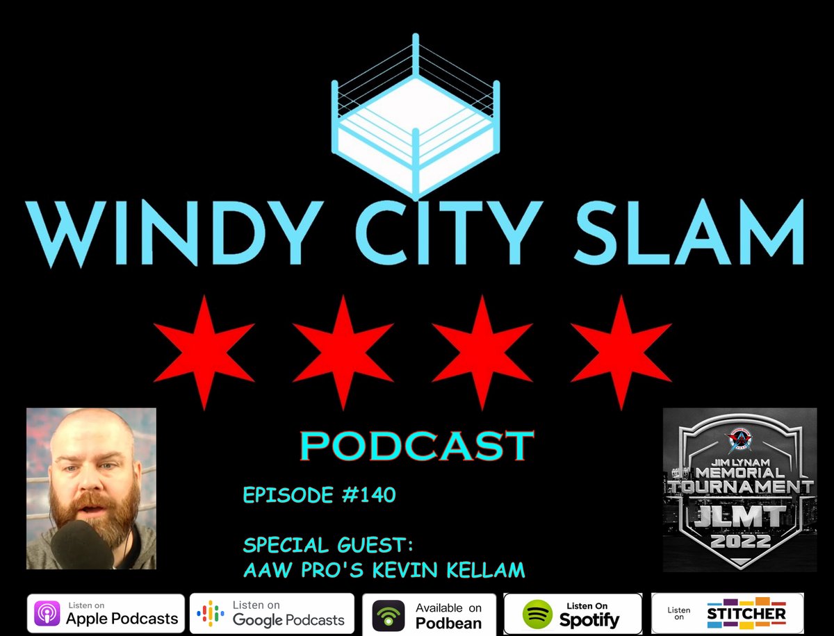 Heading to @AAWPro's Jim Lynam Memorial Tournament this weekend? Catch @SKWrestling_ reporter & AAW interviewer @Kevkellam on @WindyCitySlam Podcast to preview #AAWJLMT. +Mike recaps SSW’s “They’re Here w/audio of @TheJordanKross

LISTEN: apple.co/3S1x2xL

#indiewrestling