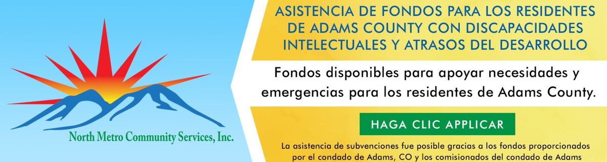 We are pleased to announce the launch of the North Metro Community Services Grant Assistance Fund.  For more information and to apply go to  nmetro.org/grant-assistan…