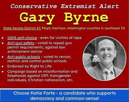 lf9685's tweet photo. Vote for the common sense candidate. @forteforSoIN https://t.co/twwLS1ZXeU