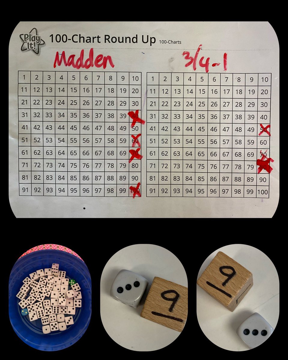 _Mrs_Madden's tweet photo. Ask your child about the rounding game we played today. This fun activity helped us learn about rounding to the nearest ten!  #mathup #mathgames @JWBoichPS https://t.co/H3bgu6fTF5
