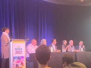 Congratulations to all involved for a highly successful 7th Annual Symposium on #HidradenitisSuppurativa Advances! Photo from a well attended panel session I co-chaired discussing “Multidisciplinary Care; Models of HS Care"