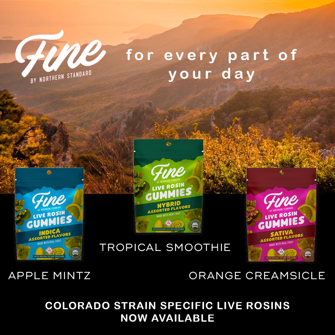 northernstnd's tweet photo. Our Live Rosin Gummies are for cannabis culture purists –
NEW STRAINS Orange Creamsicle, Tropical Smoothie and Apple Mintz Live Rosin gummies #fine #peakexperience #northernstandard #edibles #liverosin #mmj #hightimes #medibles #high #purist #connoisseurgrade https://t.co/ja5dfLjLiZ