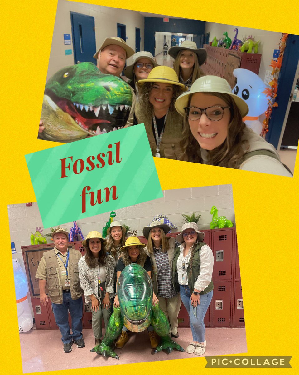 Teacher fun with fossils! <a href="/STE_Stallions/">Stewartsboro Elementary</a>