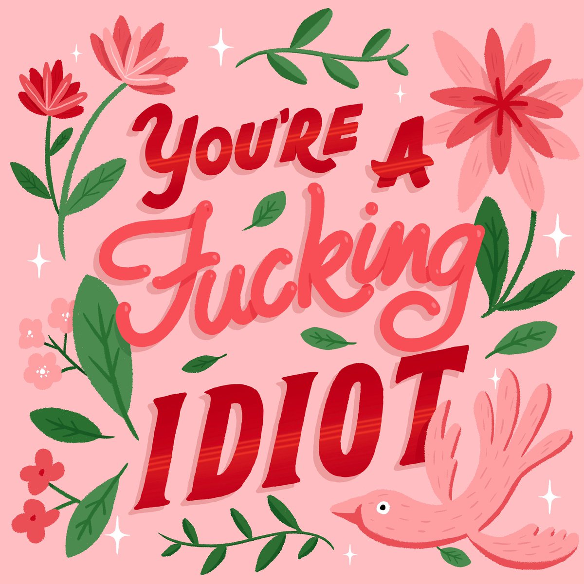 For the fucking eejit in your life. #blessed #sparkjoy #lettering #illustratedtype
