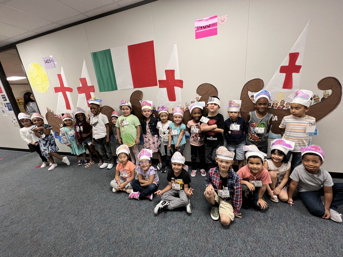 Kimberly Armenta (@karmenta23) on Twitter photo Our <a href="/Magrill_AISD/">Magrill Primary School</a> TWDL students had fun learning about Christopher Columbus! 🇮🇹 #AldineConnected <a href="/DrJALucario/">Joseph A. Lucario, Ed.D</a> Our <a href="/Magrill_AISD/">Magrill Primary School</a> TWDL students had fun learning about Christopher Columbus! 🇮🇹 #AldineConnected <a href="/DrJALucario/">Joseph A. Lucario, Ed.D</a>