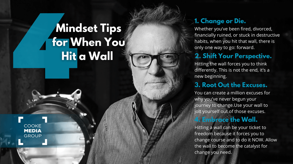 CookeMediaGroup's tweet photo. How do you respond when you come to a dead-end? Read @PhilCooke's 4 tips for when you've hit a wall.
👇
#PhilsTips https://t.co/32MWwZWiPD
