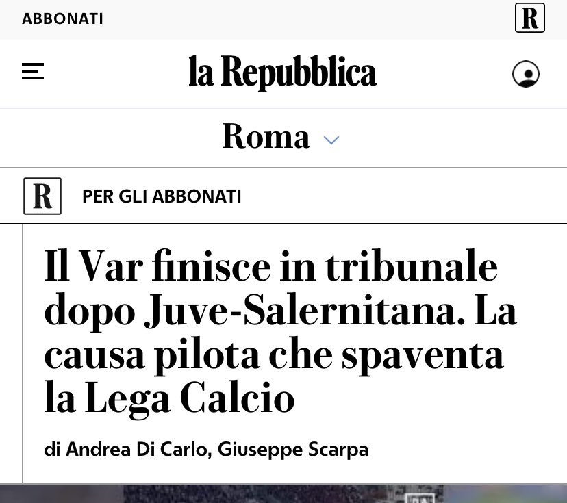 #JuveSalernitana e se la ⁦@SerieA⁩ dovesse perdere la causa????
Il 7 dicembre non è poi così lontano!!!
#juve