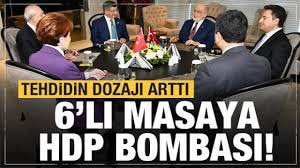 6’LI MASAYA HDP’LİLERDEN 
ÇOK AĞIR LAF; 
“BİZİM MÜSADEMİZ OLMADAN TUVALETE GİDEMEZLER. BİZ NE DERSEK O OLUR.”

BENCE DE ÖYLE?
YA SİZCE TWEET ALEMİ?