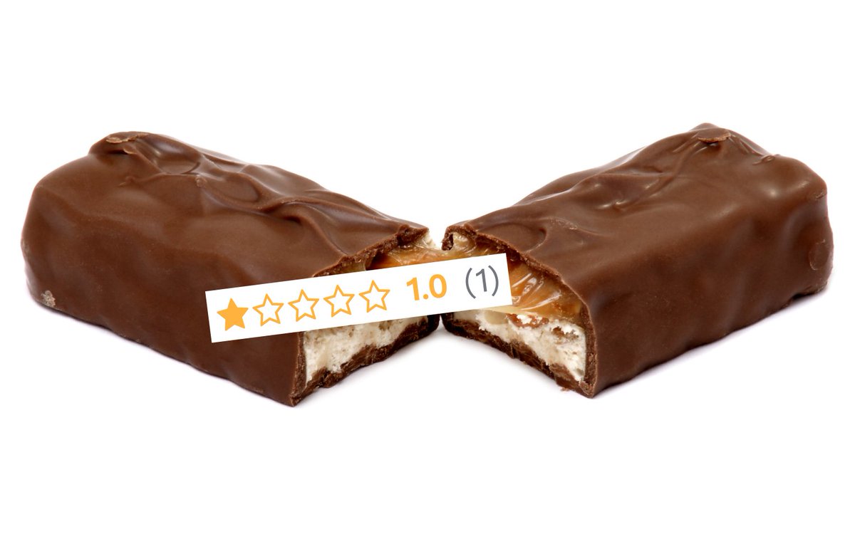 fiverr's tweet image. 🚨FREELANCERS! Be diligent this Halloween; we just found a one-star review embedded in a Snickers. Spooky stuff. 🚨