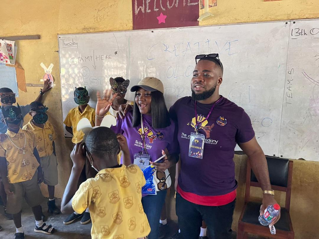 tccycf2021's tweet photo. #tccprojectghana don't you just love what you see?
We're Happy when they are.
#creativity #charitywork #helpingothersgrow #doyourpart #ngo https://t.co/z02RGnOnLG