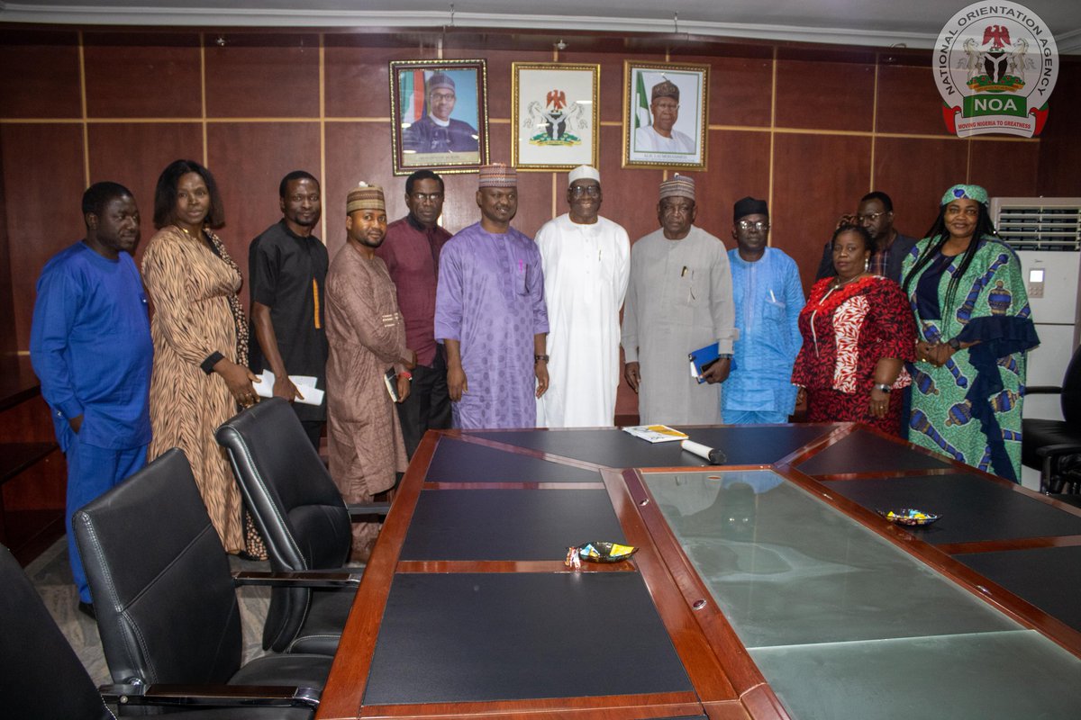 NOA_Nigeria's tweet image. ICYMI: The DG @NOA_Nigeria, @GarbaAbari recieved in audience the Executive Secretary @NcpwdOfficial
James David Lalu and his team on a courtesy visit. The purpose of the visit was to seek collaboration of both Agencies in areas of public enlightenment.