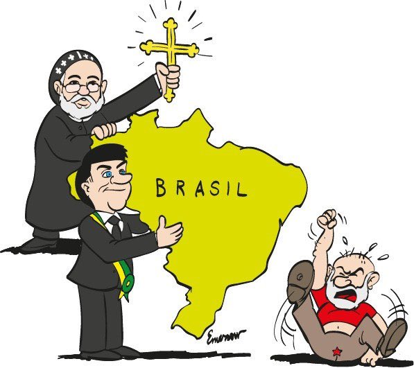 PeKelmon's tweet photo. É a luta do bem contra o mal! O Brasil precisa continuar sendo livre! @jairbolsonaro https://t.co/xTGsC7EtQB