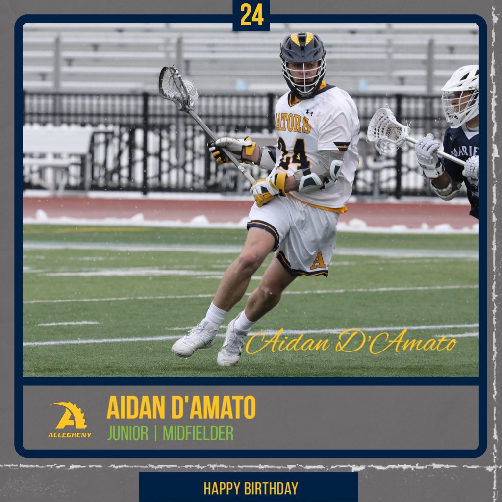 Allegheny College Men's Lacrosse tweet media