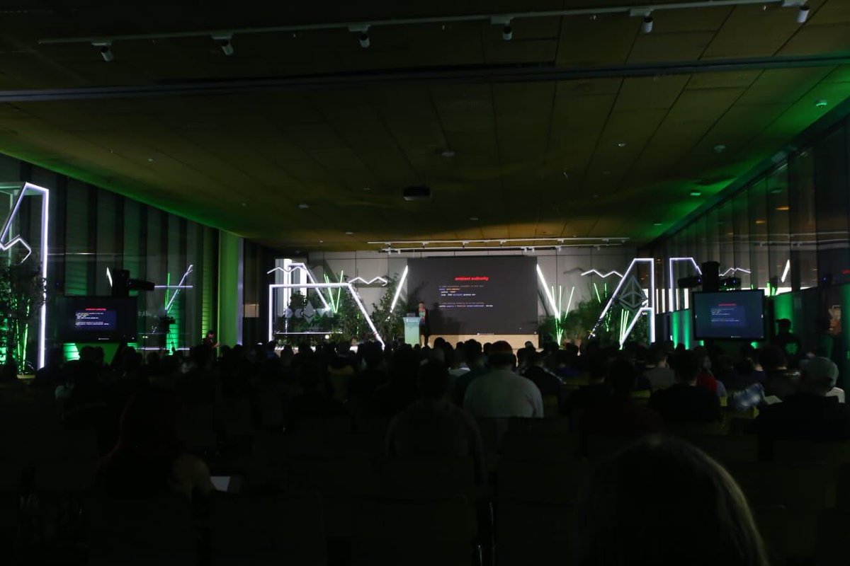 Oh hai <a href="/kumavis_/">kumavis</a> 👋 <a href="/EFDevcon/">Devconnect ARG - the first Ethereum World’s Fair</a> 🇨🇴

Instead of never using dependencies or auditing all your dependencies always, let’s take a look <a href="/MetaMask/">MetaMask.eth 🦊</a>'s LavaMoat’s security kernel that wraps packages in compartments &amp; only gives them access to what they need.🔒↳metamask.io/news/security/…