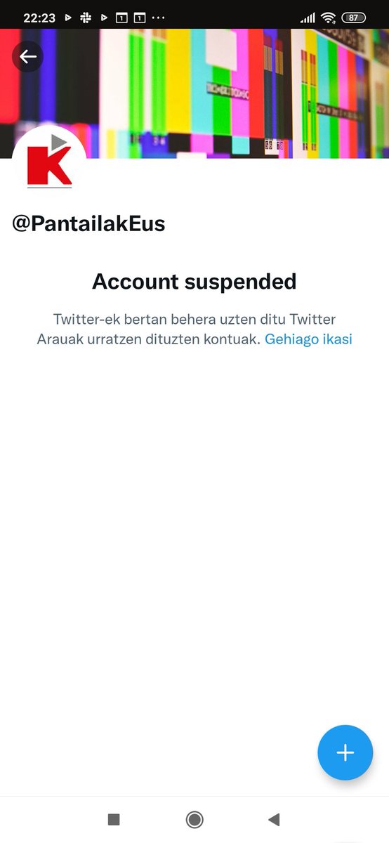 paulbilbao's tweet photo. Kontua itxi arren, #pantailakeuskaraz are ozenago aldarrikatuko dugu. Animo! https://t.co/MQWnG8RVTP