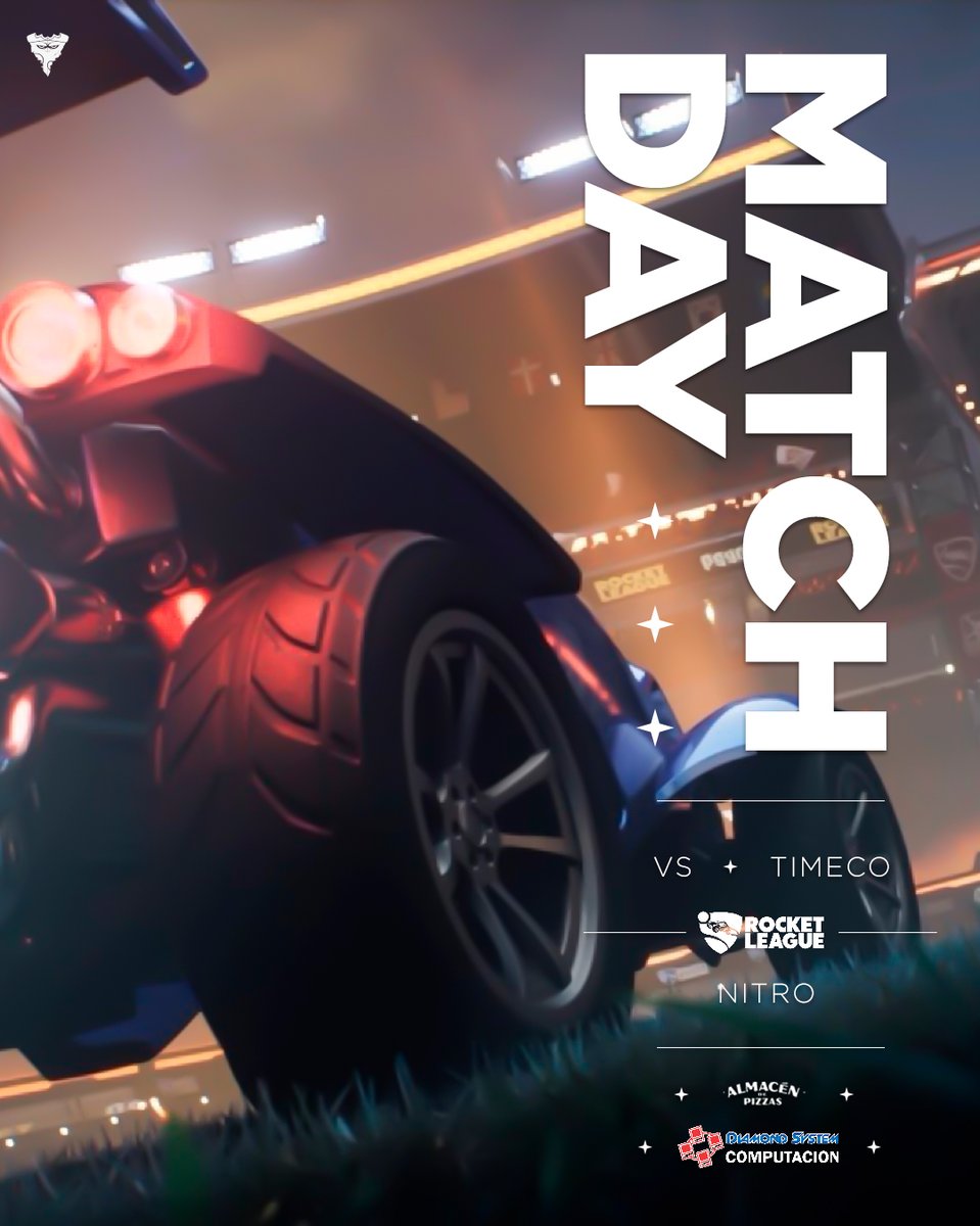 MZteamesports's tweet photo. #RocketLeague - Semifinales
Hoy nos enfrentamos a #TIMECO a las 19 hs, para continuar en la disputa de #InstantNitroLAS.
📺 https://t.co/WNssbUMTTD
#GOMZ #SomosMasQueUnEquipo 🍕 https://t.co/zBSf59bzAN